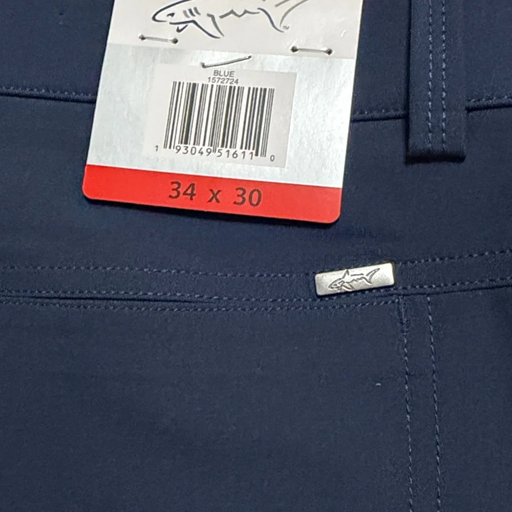 Greg Norman ultimate 5 pocket pant blue size 34x30 NWT